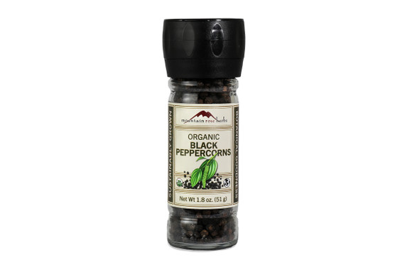 Bottled Black Peppercorns